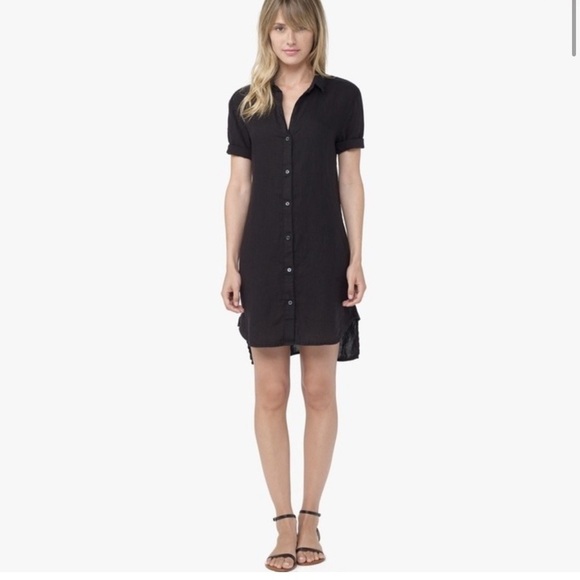 James Perse Linen Shirt Dress - size 1. B8 - Picture 1 of 5